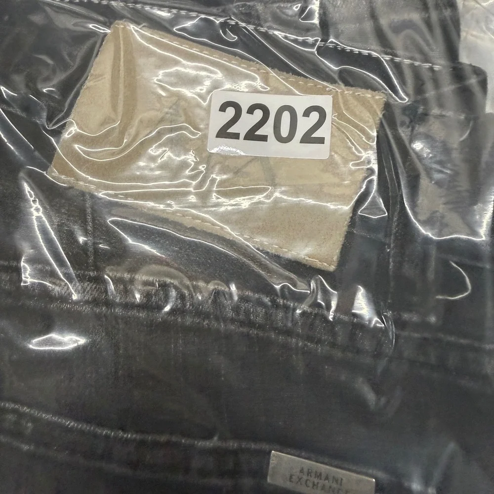 Armani Exchange Jeans Mens 28 Black‎ Straight Leg Faded Denim 6YZJ16 Z2CRZ